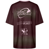 PIECES PIECES dam t-shirt PCDALULA T-shirt Tawny Port Chicory Coffee