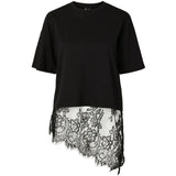 PIECES PIECES dam t-shirt PCMAVE T-shirt Black