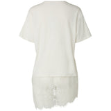 PIECES PIECES dam t-shirt PCMAVE T-shirt Cloud Dancer