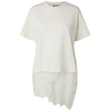 PIECES PIECES dam t-shirt PCMAVE T-shirt Cloud Dancer