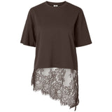 PIECES PIECES dam t-shirt PCMAVE T-shirt Hot Fudge