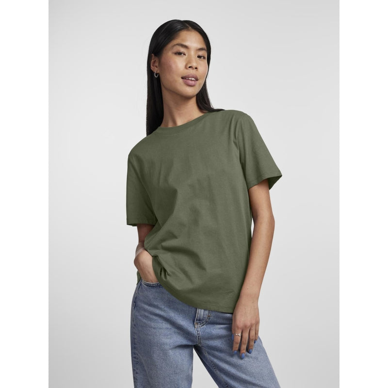 PIECES PIECES dam t-shirt PCRIA T-shirt Deep Lichen Green