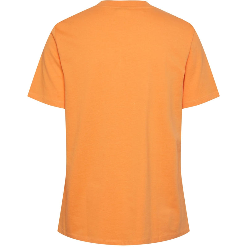 PIECES PIECES dam t-shirt PCRIA T-shirt Tangerine