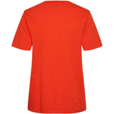 PIECES PIECES dam t-shirt PCRIA T-shirt Tangerine Tango