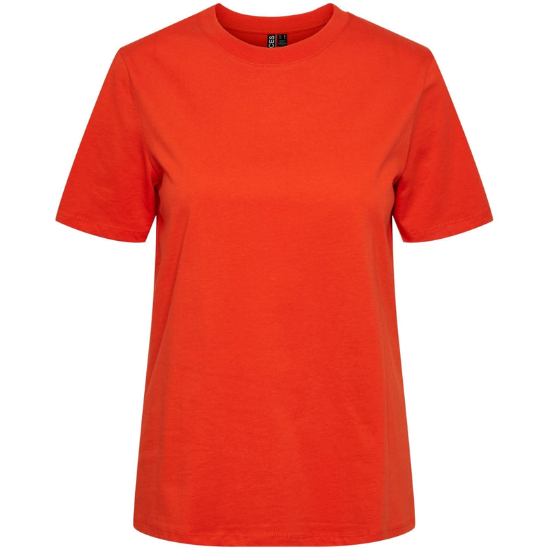 PIECES PIECES dam t-shirt PCRIA T-shirt Tangerine Tango