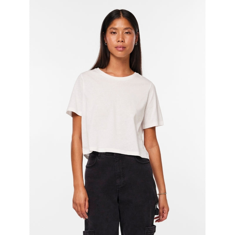 PIECES PIECES dam t-shirt PCSARA T-shirt Bright White
