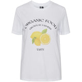 PIECES PIECES dam t-shirt PCSILJE T-shirt Bright White Lemons