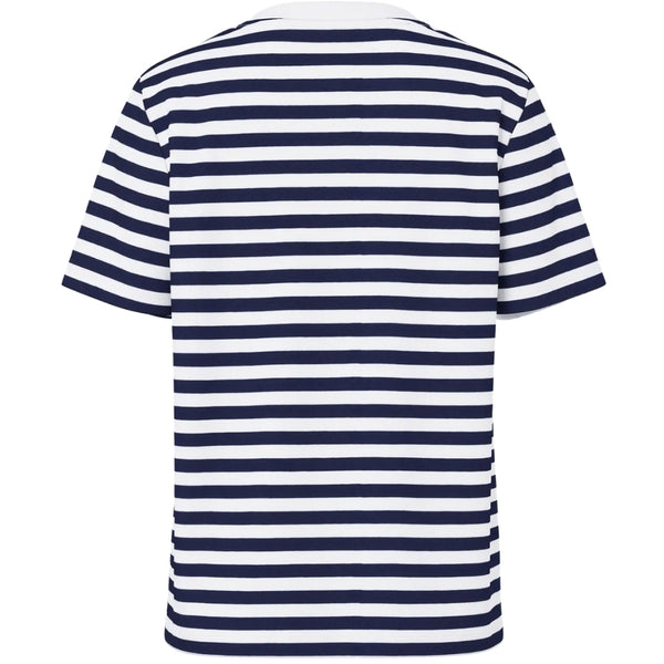 PIECES PIECES dam tee PCRIA T-shirt Maritime Blue Stripes Bright White