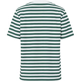 PIECES PIECES dam tee PCRIA T-shirt Trekking Green Stripes Bright White