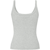 PIECES PIECES dam top PCMAY Top Light Grey Melange