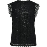 PIECES PIECES dam top PCOLLINE Top Black