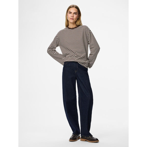 PIECES PIECES dam top PCSADIE Blouse Hot Fudge