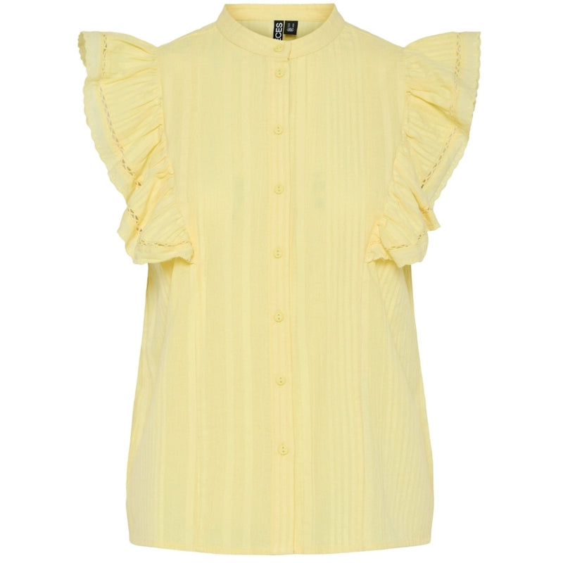 PIECES PIECES dam top PCSIKKA Top pale banana