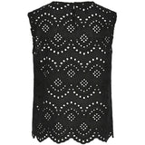 PIECES PIECES dam top PCVILDE Restudsalg Black