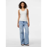 PIECES PIECES dam topp PCMAY Top Bright White