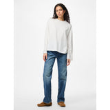 PIECES PIECES dam topp PCSADIE Blouse Cloud Dancer