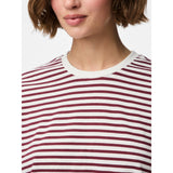 PIECES PIECES dam topp PCSADIE Blouse Cloud Dancer TAWNY PORT