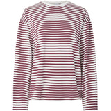 PIECES PIECES dam topp PCSADIE Blouse Cloud Dancer TAWNY PORT