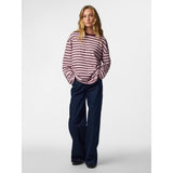 PIECES PIECES dam topp PCSADIE Blouse Tawny Port 3 ROSEATE SPOONBILL