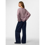 PIECES PIECES dam topp PCSADIE Blouse Tawny Port 3 ROSEATE SPOONBILL