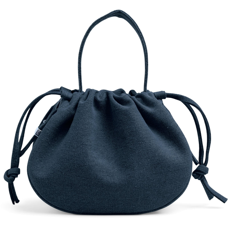 PIECES PIECES dam väska PCBALLOON Bag Dark Blue Denim Silver