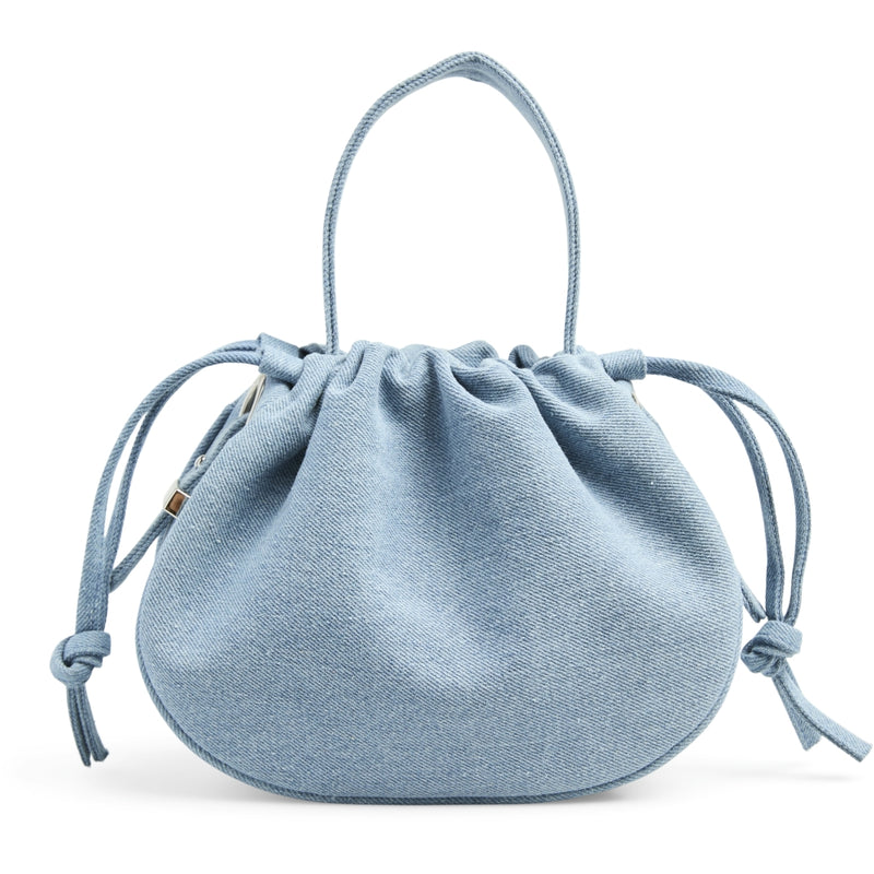 PIECES PIECES dam väska PCBALLOON Bag Light Blue Denim Silver