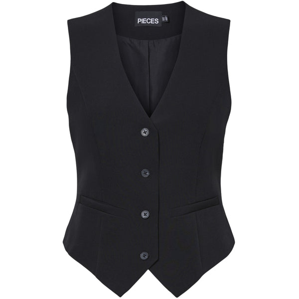 PIECES PIECES dam väst PCBOZZY Vest Black