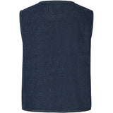 PIECES PIECES dam väst PCFABIA PRE-ORDER Vest Dark Blue Denim