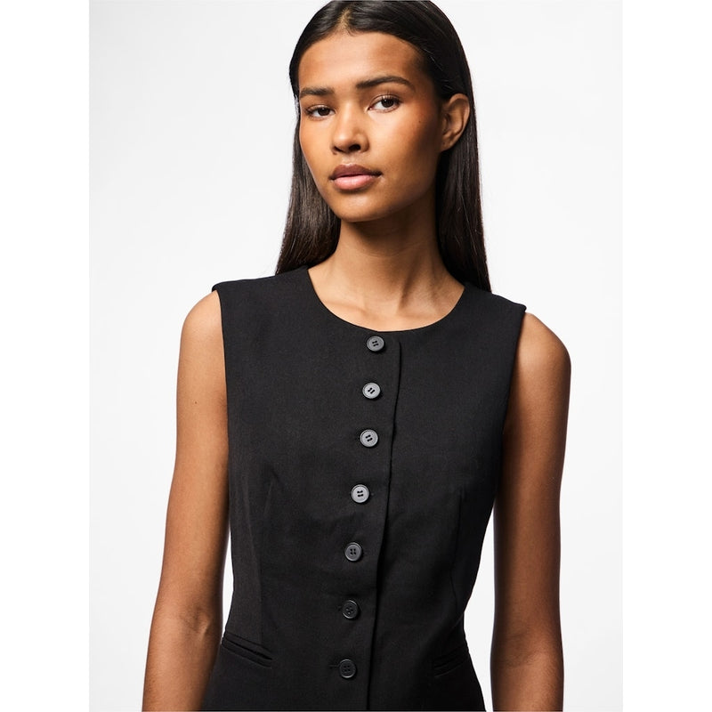 PIECES PIECES dam väst PCKAMIL Vest Black