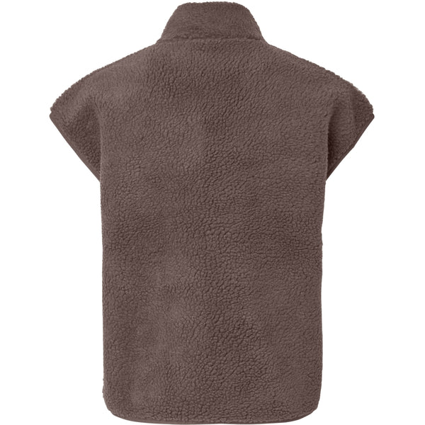 PIECES PIECES dam väst PCSADIA Vest Coffee Quartz