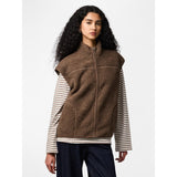 PIECES PIECES dam väst PCSADIA Vest Coffee Quartz
