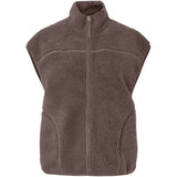 PIECES PIECES dam väst PCSADIA Vest Coffee Quartz