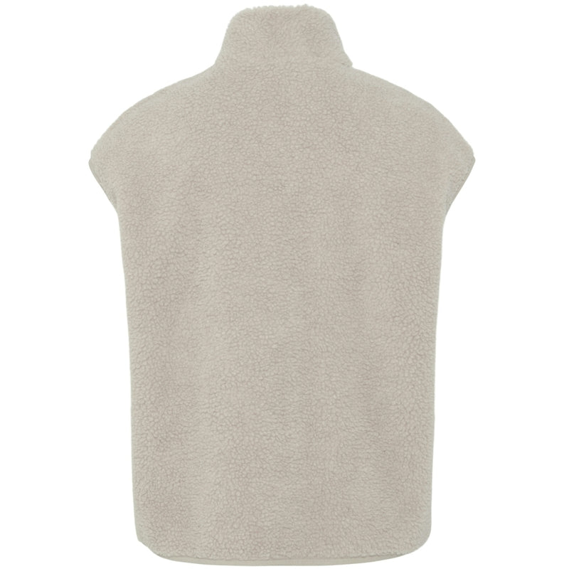 PIECES PIECES dam väst PCSADIA Vest Silver Gray