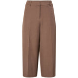PIECES PIECES dam byxor PCBLOSSOM Pant Coffee Quartz