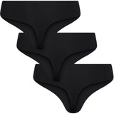 PIECES PIECES dam 3-pack thong PCNAMEE Underwear Black