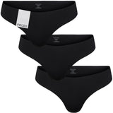 PIECES PIECES dam 3-pack thong PCNAMEE Underwear Black