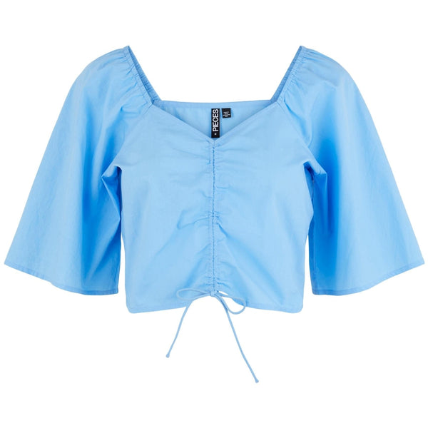 PIECES PIECES dam blus PCVALDINE Blouse Little Boy Blue