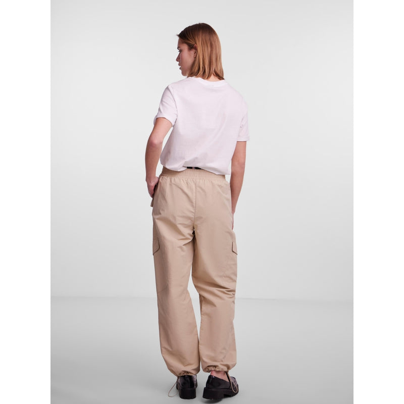 PIECES PIECES dam byxor PCJILL Pant White Pepper