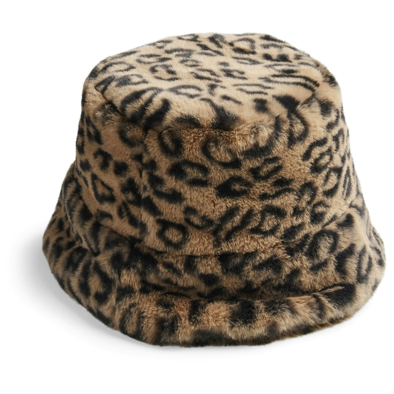 PIECES PIECES dame hat PCJEANEL Hats Fossil Leopard