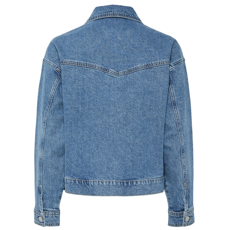 PIECES PIECES dam jacka PCELMA Jacket Medium blue denim