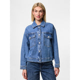 PIECES PIECES dam jacka PCELMA Jacket Medium blue denim
