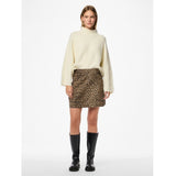 PIECES PIECES dam kjol PCSALUME Skirt White Pepper