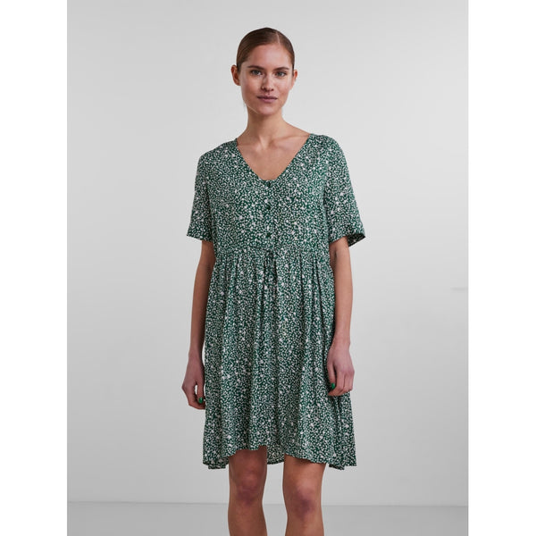 PIECES PIECES dam klänning PCNYA Dress Verdant Green Splash