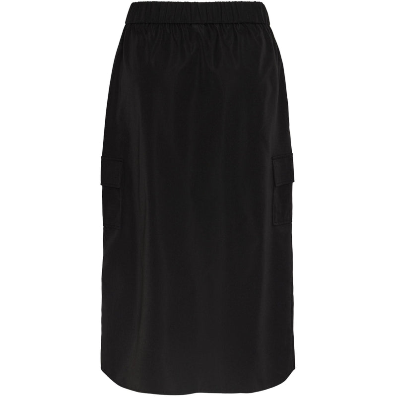 PIECES PIECES dam midi kjol PCFIBBE Skirt Black
