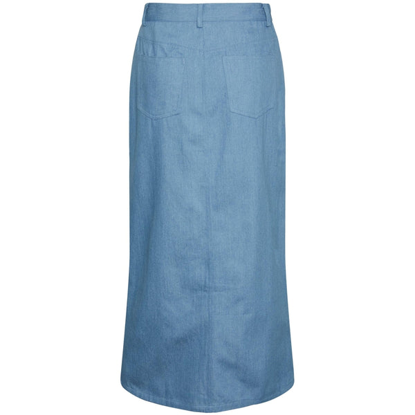 PIECES PIECES dam kjol PCASTA Skirt Light Blue Denim