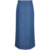 PIECES PIECES dam kjol PCASTA Skirt Medium blue denim