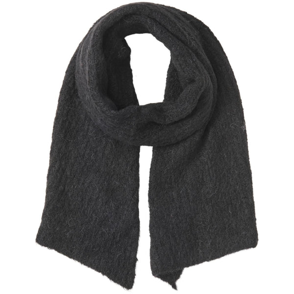 PIECES PIECES dam scarf PCBERA Scarf Black