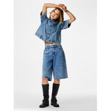 PIECES PIECES Dam shorts PCSKY Shorts Medium blue denim