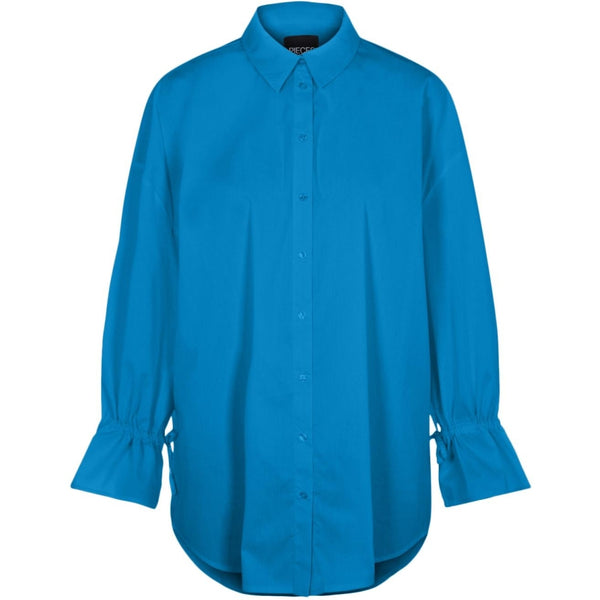 PIECES PIECES dam skjorta PCESSI Shirt Ibiza blue