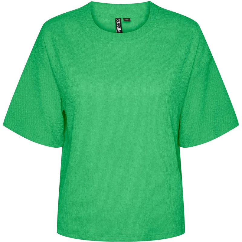 PIECES PIECES dam t-shirt PCLUNA Restudsalg Irish Green